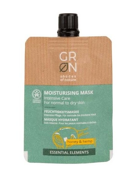 Mascarilla Hidratación Intensa Miel y Cáñamo,40ml Essential Elements de Grn