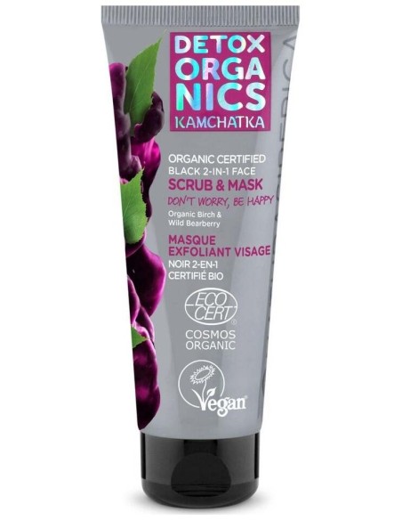 Detox Exfoliante Y Mascarilla Negra 2 En 1 75M Eco de Natura Siberica