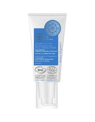 Crema Facial Noche Equilibrante Piel Grasa-Mixta de Natura Siberica