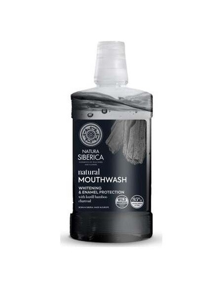 Enjuague Bucal Natural Carbon De Bambu 520Ml. de Natura Siberica