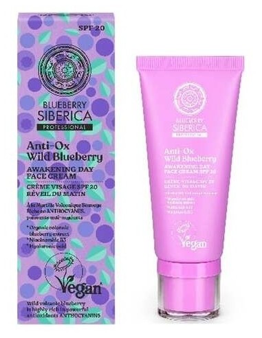 Anti-Ox Wild Blueberry Crema Dia Vigorizante 50Ml de Natura Siberica