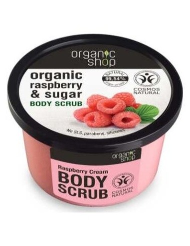 Exfoliante Corporal Regeneradora Frambuesa 250Ml. de Organic Shop