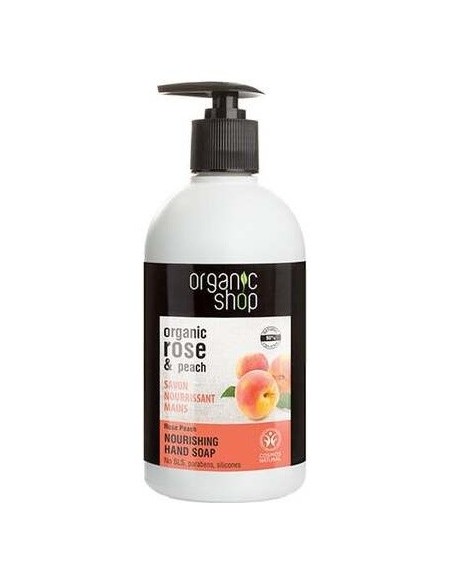 Jabon De Manos Nutritivo Rosa-Melocoton 500Ml. de Organic Shop