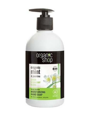 Jabon De Manos Hidratante Jazmin-Menta 500Ml. de Organic Shop
