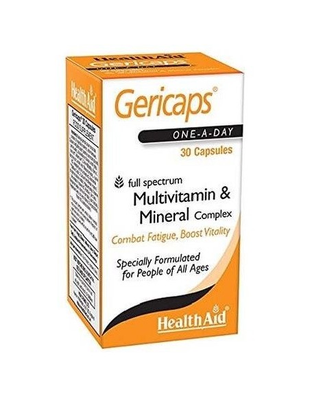Gericaps Multinutriente 30Cap. Health Aid de Health Aid