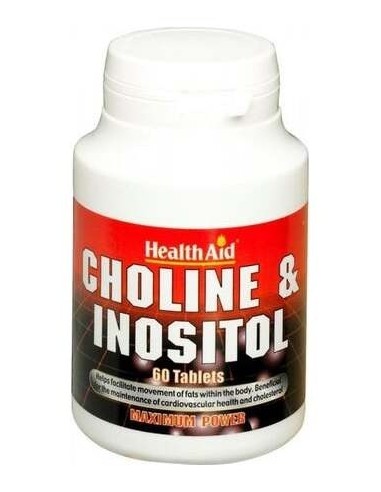 Colina/Inositol 250 Mg/250 Mg 60 Comp de Health Aid