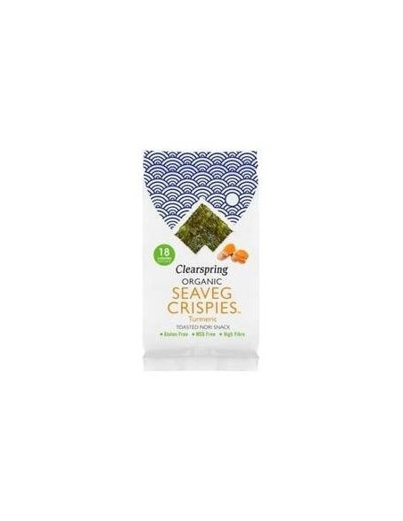 Snack Alga Nori Con Cúrcuma 4 G de Clearspring