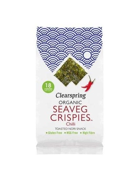 Alga Nori Tostada Con Chili Snack 4Gr. de Clearspring