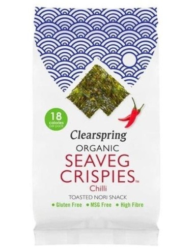 Snack De Alga Nori Tostada Chili Bio  5 G de Clearspring