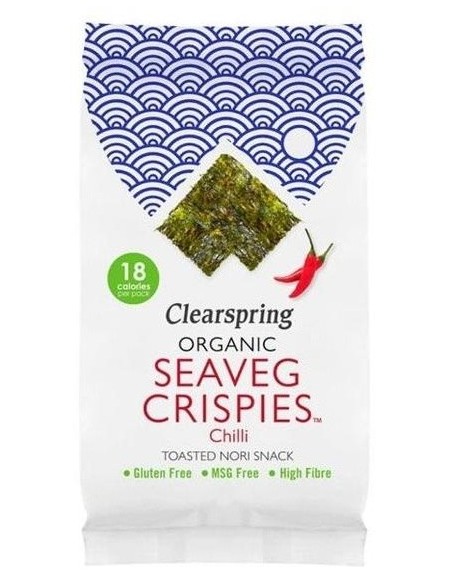 Snack De Alga Nori Tostada Chili Bio  5 G de Clearspring