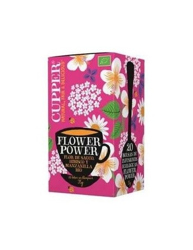 Flower Power Infusión Bio Cupper 20 Bolsitas Natural