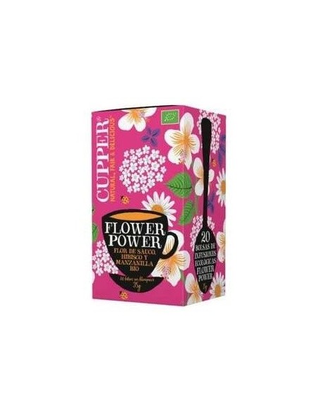 Flower Power Infusión Bio Cupper 20 Bolsitas Natural