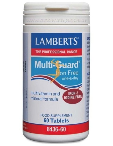 Multi-Guard® Methyl. Sin Calcio 60 Tabs. de Lamberts