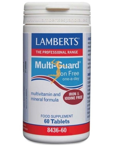 Multi-Guard® Methyl. Sin Calcio 60 Tabs. de Lamberts