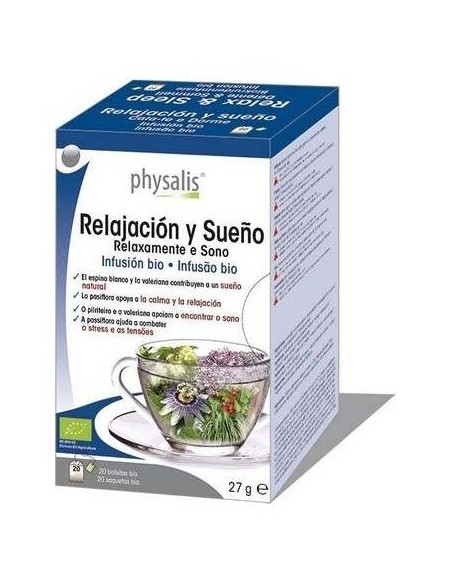Relax Y Sueño Infusion 20Filtros Bio de Physalis