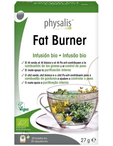Fat Burner Infusion 20Filtros Bio de Physalis