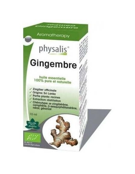Esencia Jengibre 10Ml. Bio de Physalis