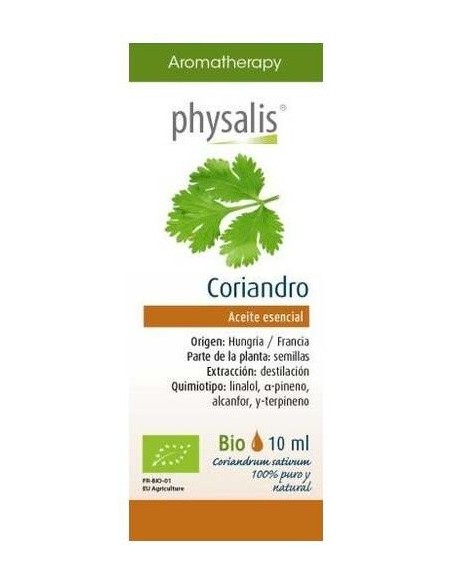 Coriandro Aceite Esencial 10Ml. Bio de Physalis