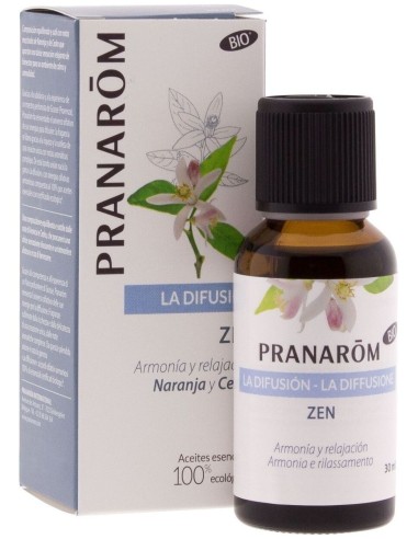 Zen Aceite Difusion 30Ml. Bio de Pranarom Difusion