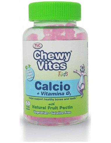 Chewy Vites Kids Calcio+Vit. D 60Ud. de Chewy Vites