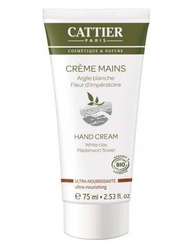 Crema De Manos Ultra Nutritiva 75 Ml de Cattier