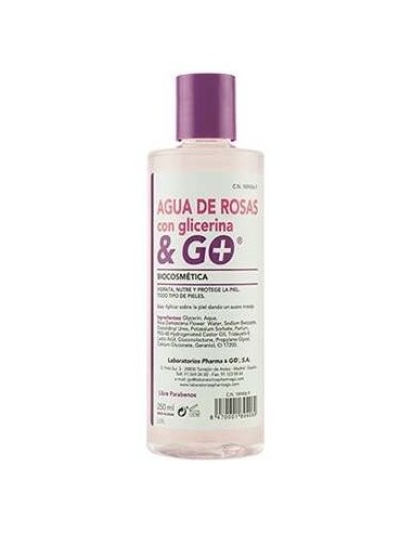 Agua De Rosas + Glicerina 250Ml. de Pharma & Go