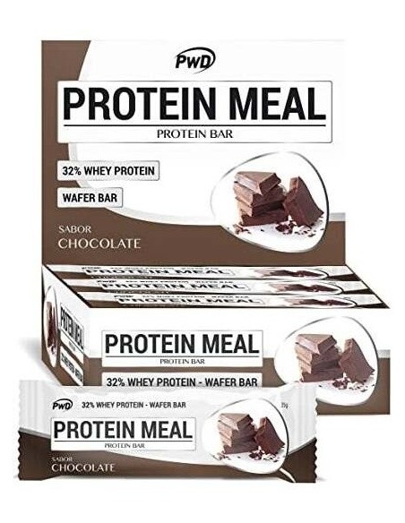 Protein Meal Barritas Chocolate 12Uds. de Pwd