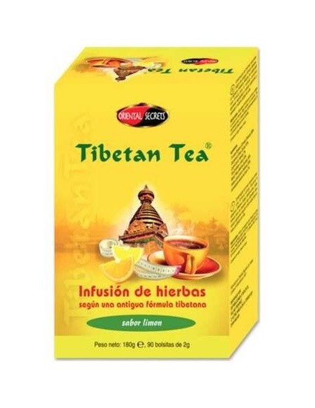 Tibetan Tea Sabor Limon 90S Sobres de Tibetan Tea