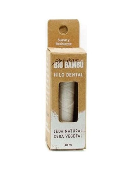Hilo Dental Seda Natural Con Cera Vegetal 30Metros de Biobambu