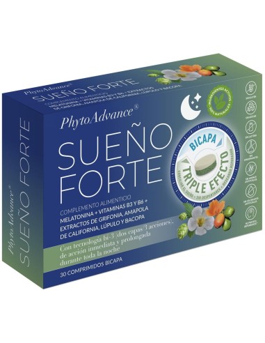 Phytoadvance Sueño Forte Bicapa 30Comp. de Phytoadvance