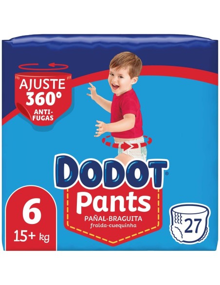 Dodot Pañal Inf Pants T 6 +15 Kg 28 U de Dodot