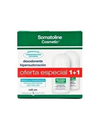 Somatoline Pack Desodorante Roll-On 40Ml 2 X 1 de Somatoline