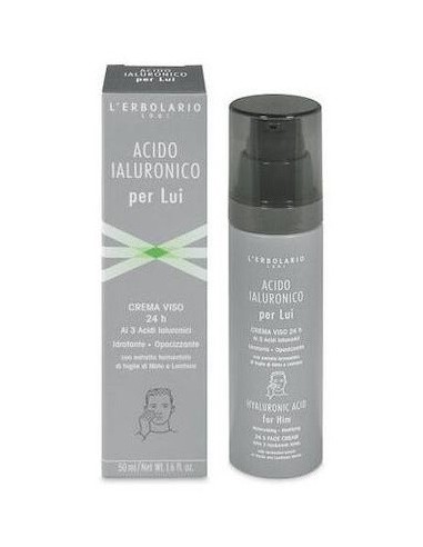 Acido Hialuronico Hombre Crema Cara 24 Horas 50Ml. de L´Erbolario