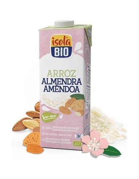 Bebida Vegetal De Arroz Con Almendra 1Lt 6Uds. S/A de Isola