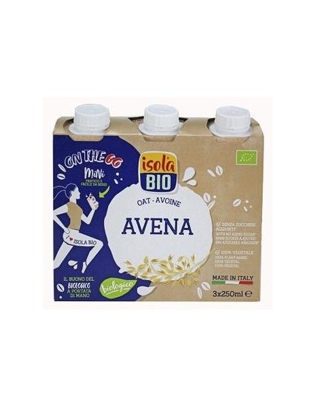 Bebida Vegetal De Avena 3Udsx250Ml. Bio Sg Vegan de Isola