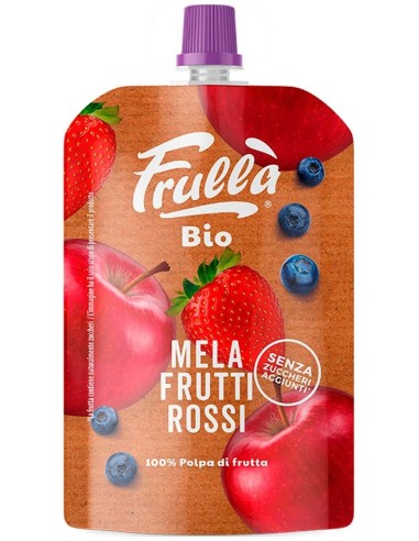 Pure De Manzana Arandano Y Fresa 18 Uds X  100Gr. Bio de Frulla