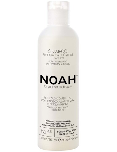 Champu Purificante Con Te Verde Y Albahaca 250Ml. de Noah
