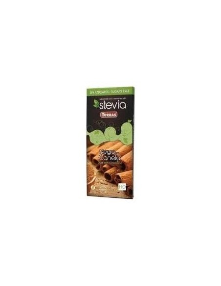 Chocolate Negro Con Canela Stevia 125Gr de Torras