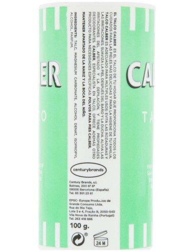 Polvos Talco Calber N2 100Gr de Calber