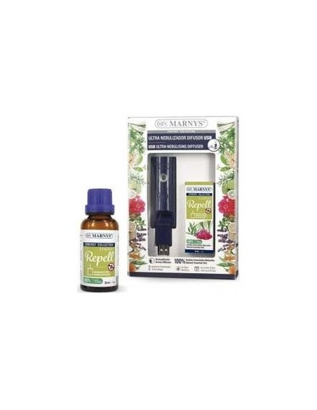 Pack Usb Ultra Nebulizador+Synergy Repell 30Ml. de Marnys