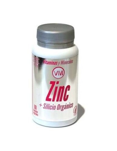 Zinc + Silicio Orgánico 60 Caps. V de Ynsadiet