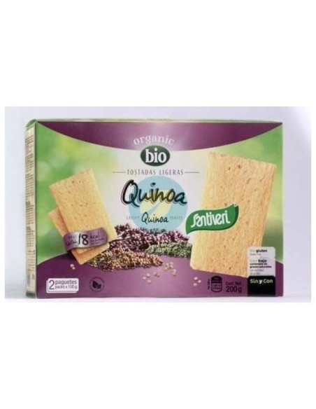 Tostadas Ligeras De Quinoa 2P 200Gr. Bio de Santiveri