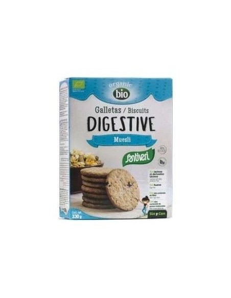 Galletas Digestive Muesli 2 Paquetes 370Gr. Bio de Santiveri
