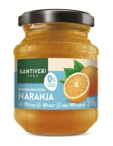 Mermelada Extra De Naranja 0% Azucares 270Gr. de Santiveri