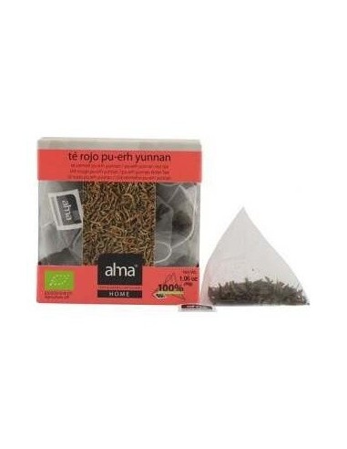 Te Rojo Pu-Erh Yunnan Infusion 15Piramide Eco Vega de Alma Home