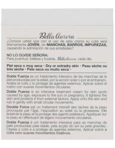 Crema De Belleza Doble Fuerza Piel Seca 30Ml. de Bella Aurora