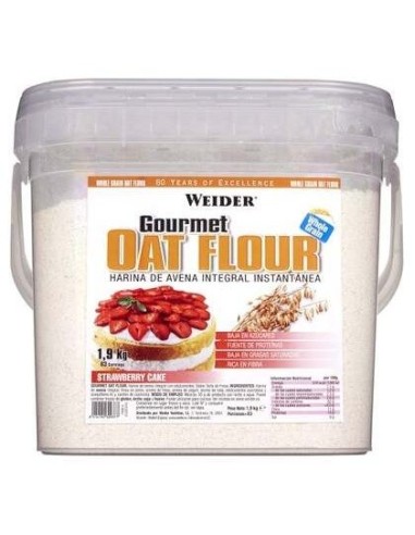 Weider Harina De Avena Tarta De Fresa 1,9Kg. de Weider