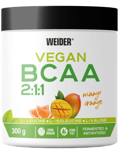 Weider Vegan Bcaa Mango-Naranja 300Gr. de Weider
