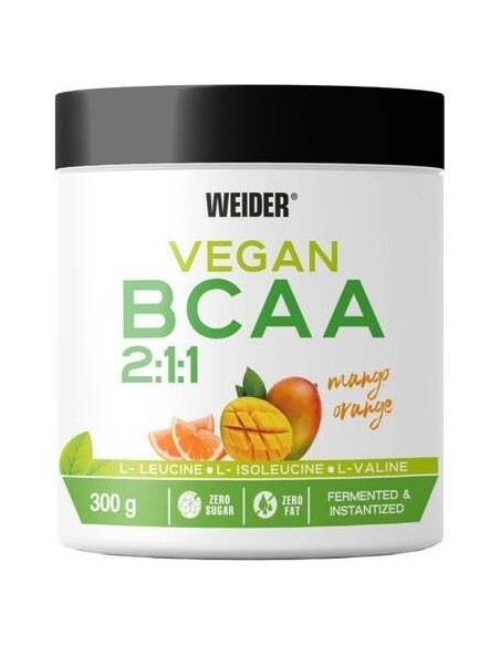Weider Vegan Bcaa Mango-Naranja 300Gr. de Weider