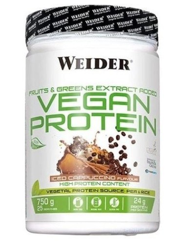Weider Vegan Protein Capuccino Iced 750Gr. de Weider